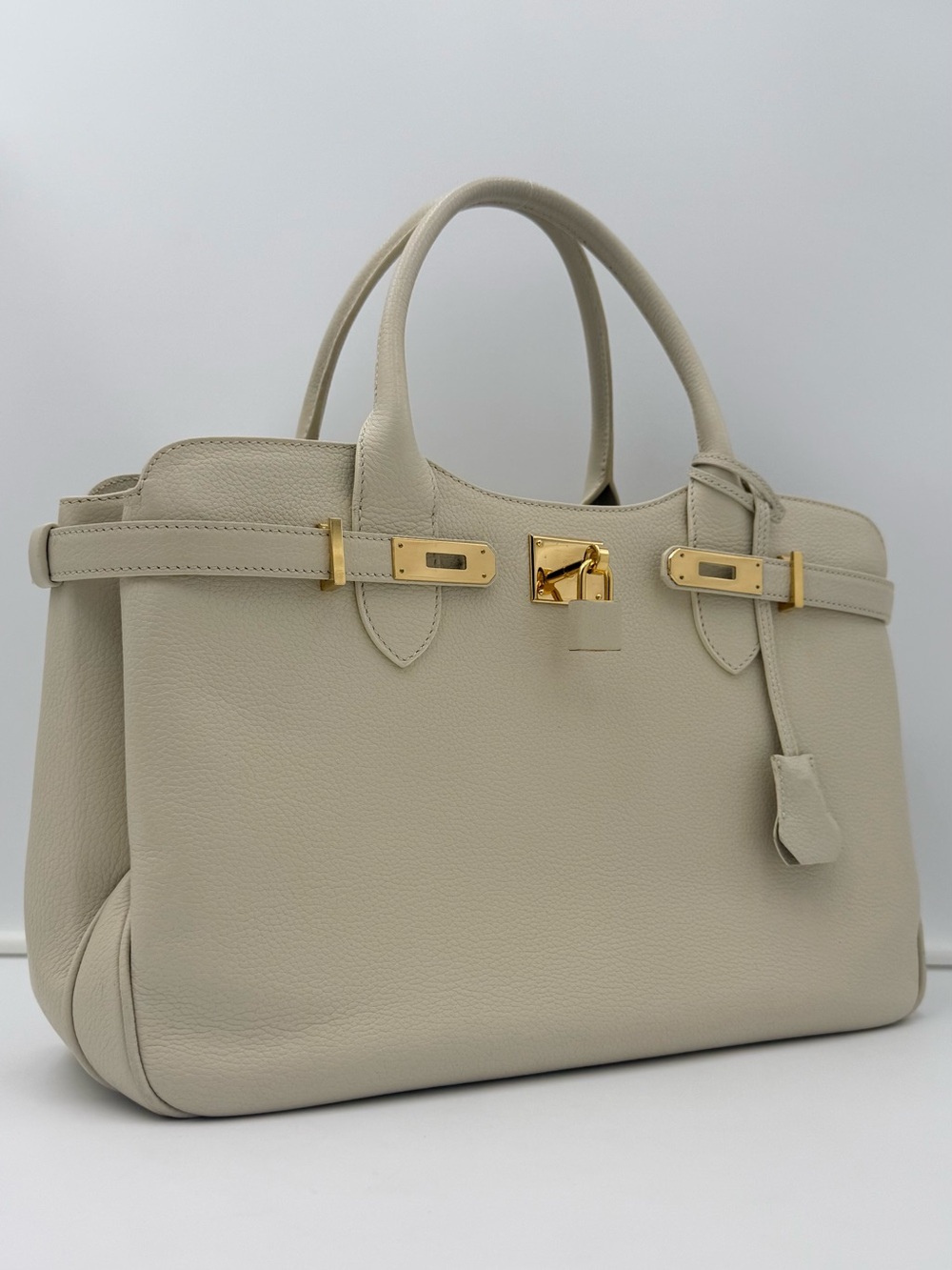 🐢MORABITO 1905 PARIS • DIVA 35 Bag in Ivory • Made in ITALY